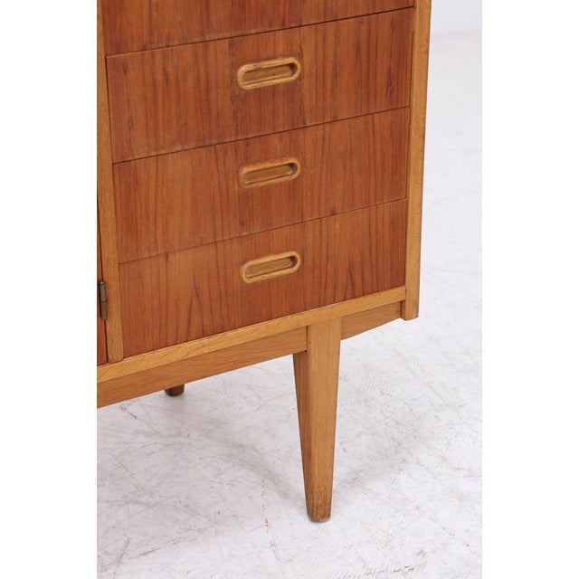 Mid-Century Teak Bookcase with Drawers For Sale - Image 14 of 17