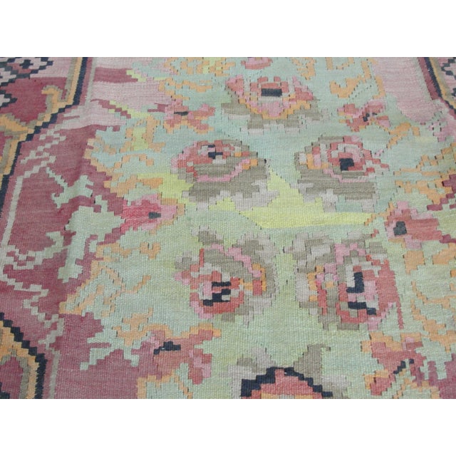 Art Nouveau Antique Bessarabian Kilim, 5' X 7' For Sale - Image 3 of 12