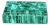 Late 20th Century Carved Malachite Stone Jewelry Box For Sale