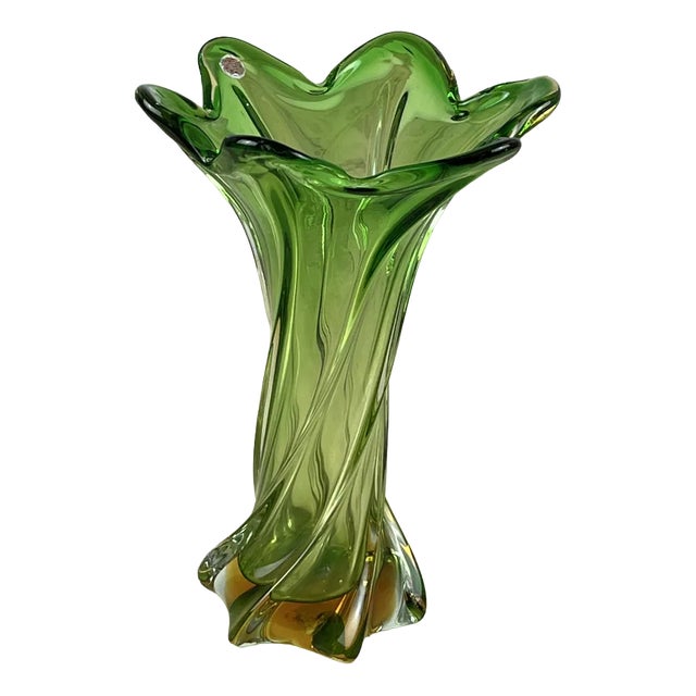Mid-Century Vase in Murano Glass, Italy, 1960s For Sale
