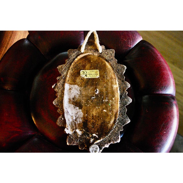 Cabochon Mirror by Georges Pelletier for La Roue Vallauris, 1950 For Sale - Image 9 of 11
