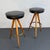 Mid-Century Modern Pair of Mid-Century Modern Bar Stools For Sale - Image 3 of 10