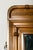 Large English Faux-Bamboo Walnut Mirror Made of 1900s Doors with Carved Ivy For Sale - Image 9 of 12