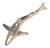 Vintage Brass Shark Figurine For Sale