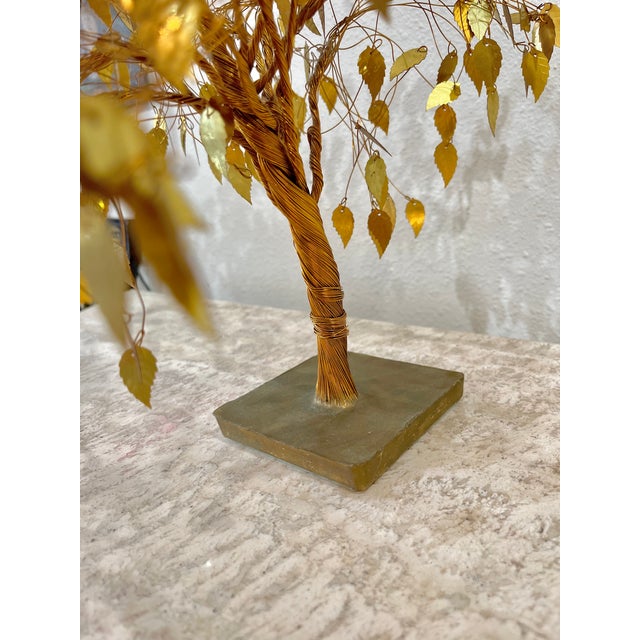 1970’s Vintage Hollywood Regency Style Gold Leaf Dream Tree Chairish