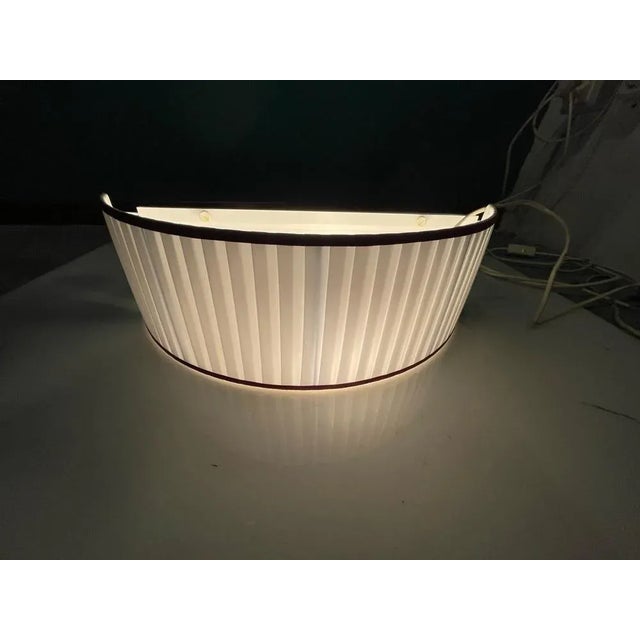 Satin Pleated Sconces by Zonca, 1990s, Set of 2 For Sale - Image 9 of 10