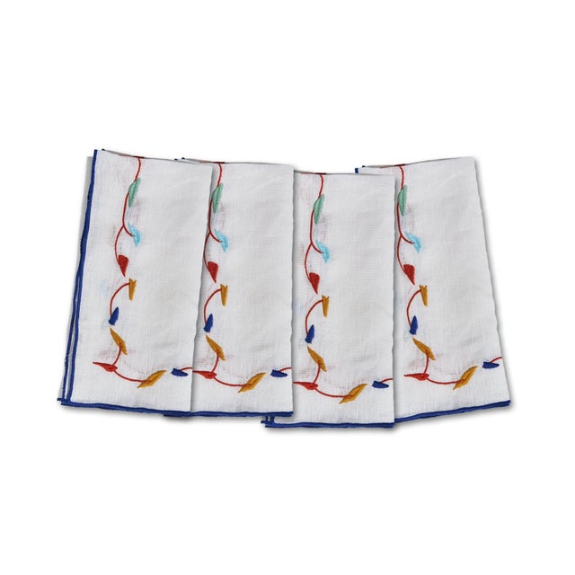 Our Celestial Collection 100-percent linen napkin four-sets are inspired by three different art icons of the 20th century:...