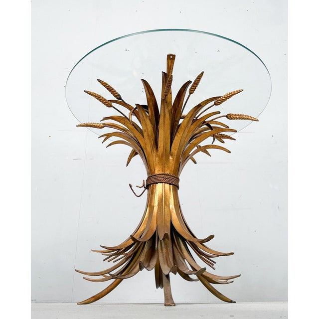 Gold Hollywood Regency Coffee Table by Hans Kögl, 1970s For Sale - Image 8 of 13