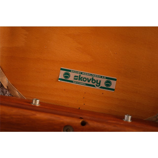 Vintage Set of 6 Skovby Møbelfabrik High Back Teak Dining Chairs, 1960s For Sale - Image 17 of 17