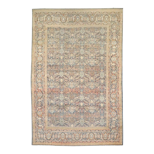 Late 19th century Antique Tabriz Persian Rug - 9'8" x 15'4" For Sale