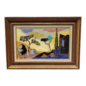 Bright Modern Mediterranean Spanish Landscape by Jacques Lamy