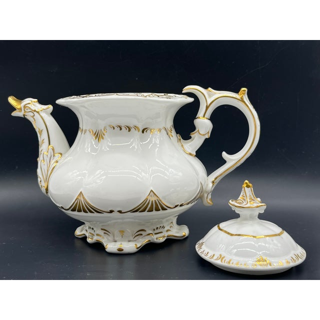 Antique Teapot with Lid and Cream Jug, 1837, Set of 3 For Sale - Image 10 of 18