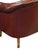 Swedish Chesterfield Sofa or Settee of Tufted Patinated Oxblood Leather For Sale - Image 10 of 15