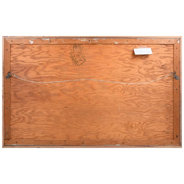 19th Century Architectural Panel Oil & Canvas on Board For Sale - Image 4 of 4