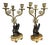 Antique Sphinx Candleholders in Gilt Bronze, 1830, Set of 2 For Sale