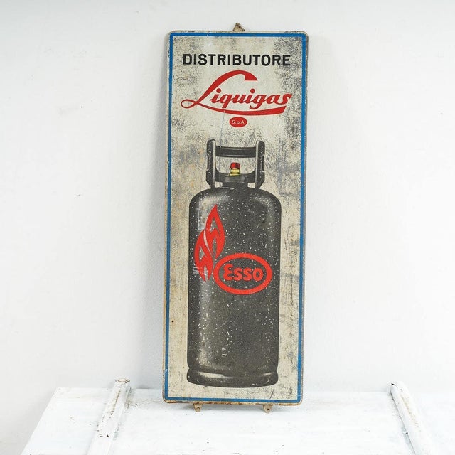 Wood Esso Advertising Sign, 2000s For Sale - Image 7 of 7