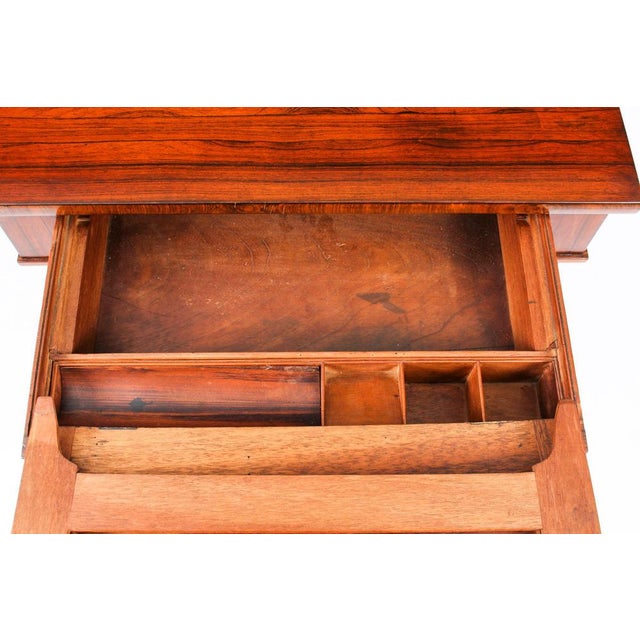 English Empire Console or Writing Table, 19th Century For Sale - Image 10 of 18