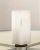 Minimalist White Marble Plinth Table Lamp Knoll-Style (After Nessen) For Sale - Image 14 of 18