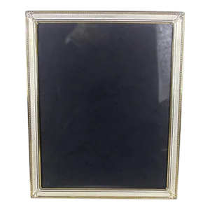 1950’s 8”x10” Rectangular Brass Table Top Photograph Frame, Easel Back