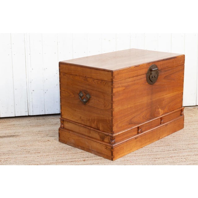 Large Antique Traditional Camphor Wood Chest For Sale - Image 12 of 12