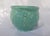 Mid 20th Century Vintage McCoy Diamond Quilted Aqua Planter For Sale - Image 5 of 6