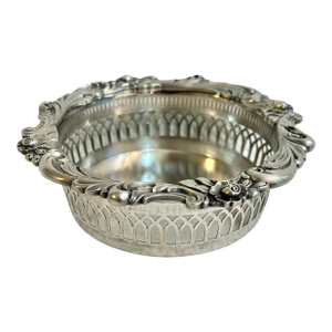 Vintage Lunt “Eloquence” Silver Plate Reticulated Wine Coaster