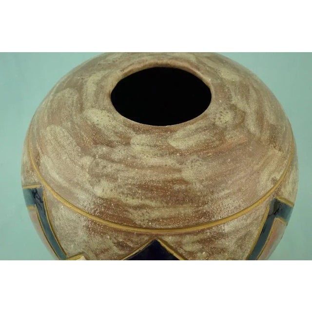 Brown Vintage Italian Lustre Ceramic Vase by Emilia Palomba, 1950s For Sale - Image 8 of 18