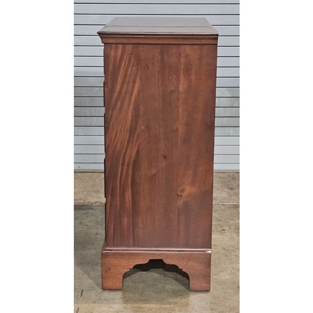 Wood Late 20th Century Kittinger Williamsburg Collection Mahogany Chippendale Chest of Drawers Wa 1008 For Sale - Image 7 of 10