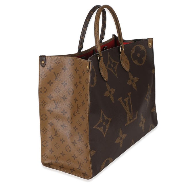 Contemporary Reverse Monogram Canvas Onthego GM For Sale - Image 3 of 9