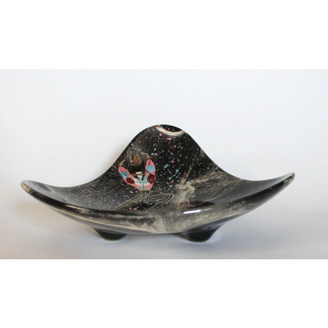 Marc Bellaire California Pottery Mardi Gras by Marc Bellaire Catchall For Sale - Image 4 of 7