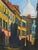 Vintage Montmartre Street Scene Painting by N. Krims For Sale In Los Angeles - Image 6 of 9