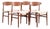 Mid-Century Danish Teak Dining Chairs by Ejner Larsen and Aksel Bender Madsen, 1960s, Set of 4 For Sale