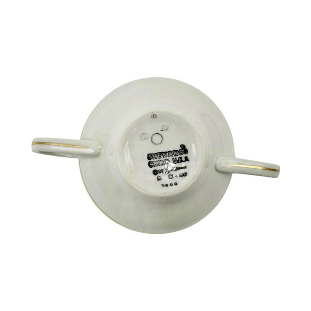 Ceramic Vintage the Carlyle Hotel Nyc Soup Bowl & Saucer New York City For Sale - Image 7 of 12