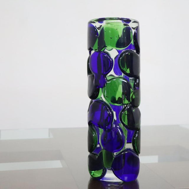 Artistic Glass Vase by Jaroslav Svoboda, 1980 For Sale - Image 6 of 6