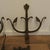Early 19th Century Set of Double Castle Door Hinges A rare find, this set of hinges are blacksmith made in solid iron,...