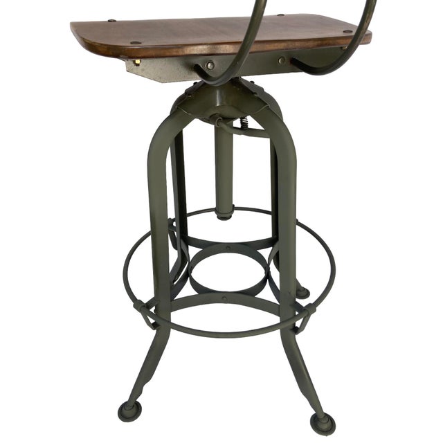 Pr. Vintage Restoration Hardware Stools For Sale - Image 12 of 14