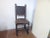 19th Century Italian Walnut & Leather Side Chair For Sale - Image 4 of 4