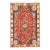 Vintage Hand-Knotted Persian Qashqai Rug 5'9" X 8'6" For Sale