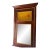 Monumental Vintage Trumeau Mirror With Singerie Monkey Painting, 88" For Sale