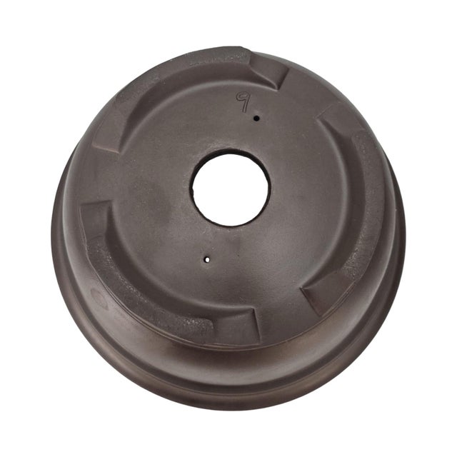 Chinese Tokoname Yixing Clay Bonsai Pot Round Basin Planter 11.5" For Sale - Image 9 of 10