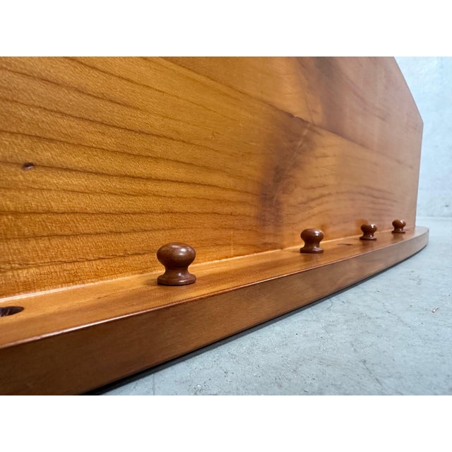 Vintage Wall Shelf with Coat Rack For Sale - Image 5 of 10