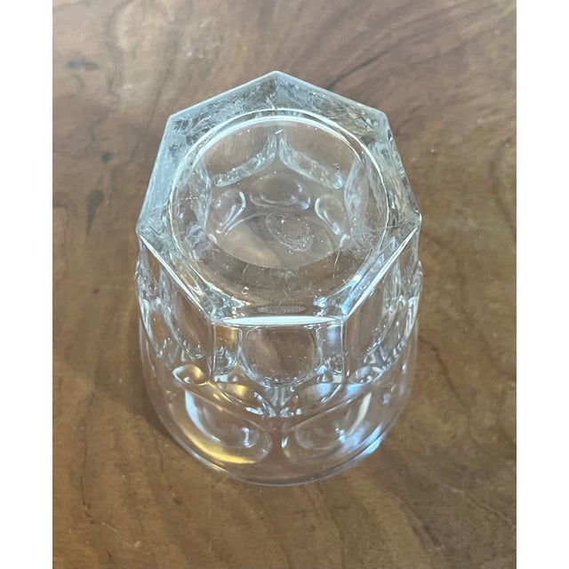 Large Antique Mid 19th Century American Classical Ashburton Flint Glass Whiskey Tumbler or Flip, Circa 1850 For Sale - Image 15 of 17