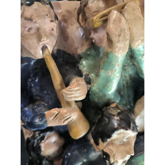 Ceramic Italian Artist, The Jazzists, 1960s, Ceramic For Sale - Image 7 of 10