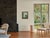 Abstract “Seahorse" Green Abstract Art in Vintage Frame, Transitional Living Room Art by JTS For Sale - Image 3 of 10