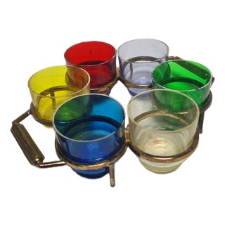 Vintage Alcohol Set, Denmark, 1960s, Set of 7 For Sale