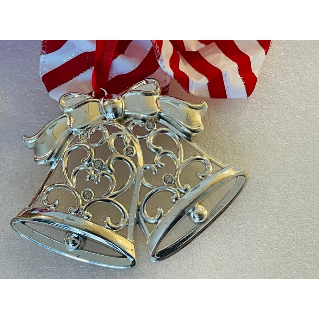 Shabby Chic Pair Vintage Lennox Christmas Ornaments For Sale - Image 3 of 4