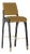 Arches II Bar Stool in Muted Brown and Black Lacquered from Insidherland For Sale