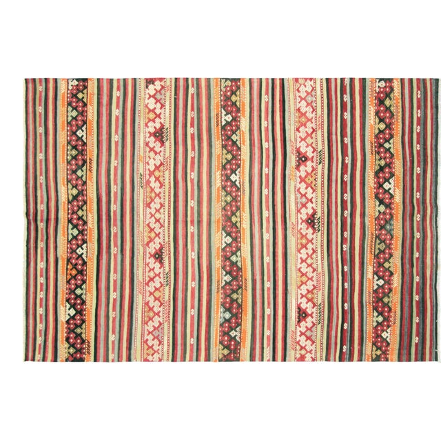 1960s Turkish Kilim Rug For Sale