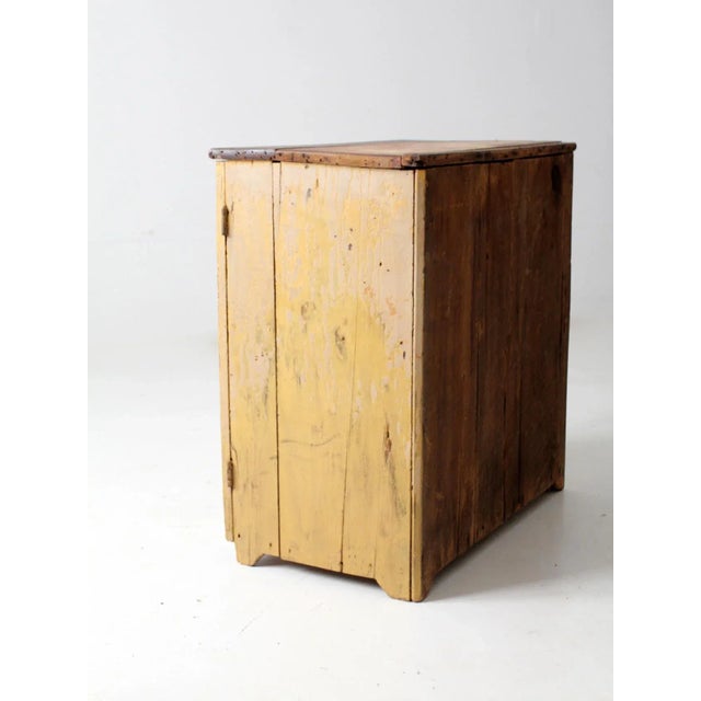 Antique Primitive Cabinet Cupboard For Sale - Image 11 of 13