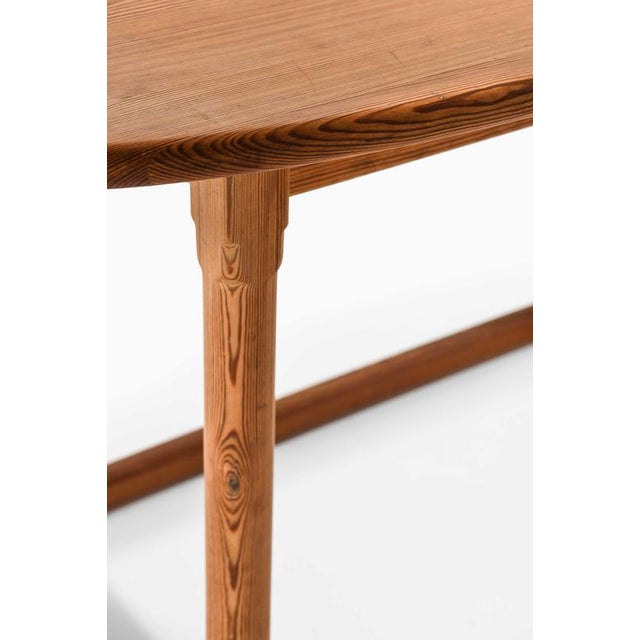 Brown Vintage Pine Table by Carl Malmsten, 1930s For Sale - Image 8 of 10